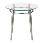 Round Glass Top Table