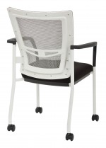 Mesh Back Guest Chair on Wheels