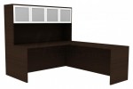 L-Shape Desk with Hutch