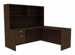 U-Shaped Desk with Hutch