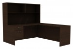 U-Shaped Desk with Hutch