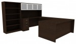 Desk Bookcase Combo