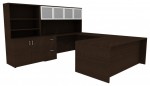 U Shaped Desk with Storage