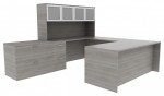 Desk with Shelves