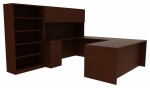 Desk Bookcase Combo