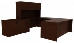 U-Shaped Desk with Hutch