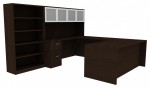 Desk and Bookcase Set