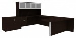 U Shaped Desk with Storage