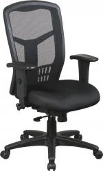 Black Mesh Adjustable Rolling Office Chair - ES-3957