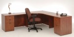 Corner Desk with Locking Drawers