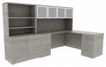 L Desk with Storage