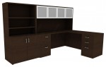 L Desk with Storage