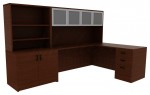 L Shaped Desk with Storage