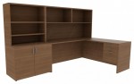 Bookcase Desk Combo