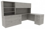 Desk Bookcase Combo