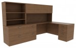 Desk Bookcase Combo