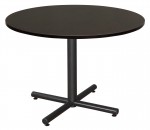 Round Cafe Table with X Base