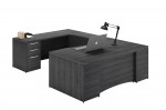 U Shaped Desk with Drawers