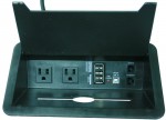 Conference Table Electrical Power Outlet and Data Port Module