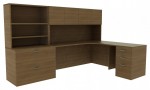 L Shape Desk with Storage