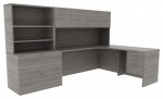 L Shape Desk with Storage