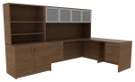 L Shaped Desk with Storage