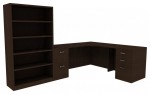 Desk with Bookcase