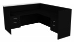 L Shaped Reception Desk with Counter