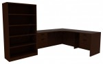 Desk with Bookcase