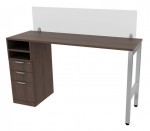 Standing Height Desk with Acrylic Panel