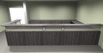 3 Person Reception Desk