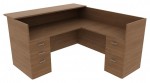 L Shaped Reception Desk with Counter