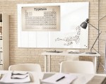 Magnetic Glass Dry Erase Whiteboard - 48 x 71