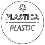 Trash Can Label - Plastic