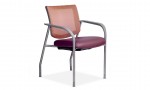 Vista II Anti-Microbial Guest Chair w/ Arms and Vinyl Seat