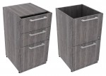 Pair of 2 & 3 Drawer Pedestals for Groupe Lacasse Desks