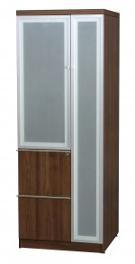 Status Personal Storage Tower with Glass Doors