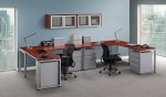 2 Person Office Desk with Storage