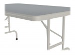 Folding Table with Adjustable Legs