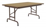 Folding Table with Adjustable Legs