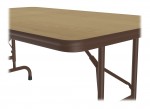 Folding Table with Adjustable Legs