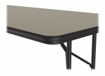 Folding Table with Adjustable Height Legs