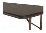 Adjustable Height Folding Table