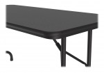 Adjustable Height Folding Table