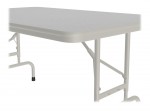 Folding Table with Adjustable Legs