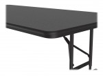 Adjustable Height Folding Table