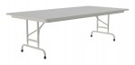 Adjustable Height Folding Table