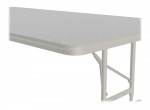 Adjustable Height Folding Table