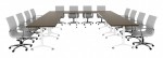 U Shaped Training Table Set