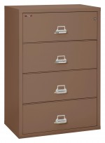 4 Drawer Lateral Fireproof File Cabinet - 38